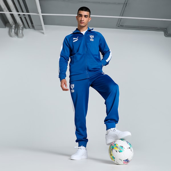 Al Hilal SFC Anniversary Men's Football Track Pants, Blue Intense-PUMA White, extralarge-IND